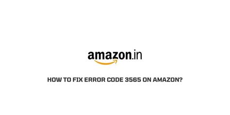 Fehlercode 3565 bei Amazon: Das können Sie tun. Zeigt Amazon den Fehlercode 3565 bei einem Einkauf, kann dies an falsch eingegebene Zahlungsinformationen liegen. Prüfen Sie daher zuerst, ob Sie die richtigen Zahlungsdaten eingegeben haben. Sie können die Zahlungsart auf Wunsch …